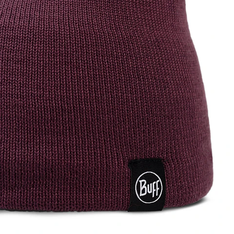 Gorro Tejido con banda de Polar BUFF® Lilon Short Burgundy