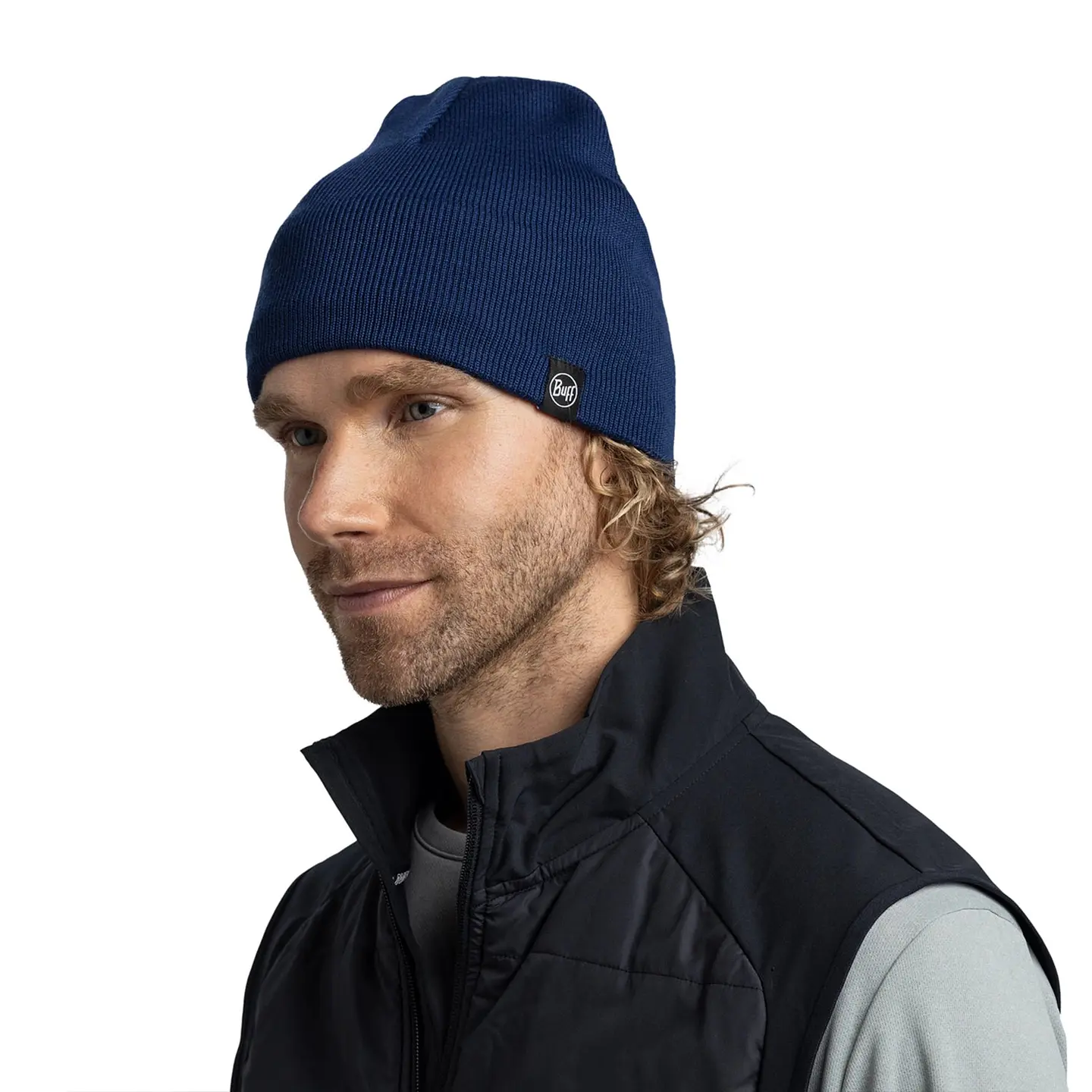 Gorro Tejido con banda de Polar BUFF® Lilon Short Midnight 3