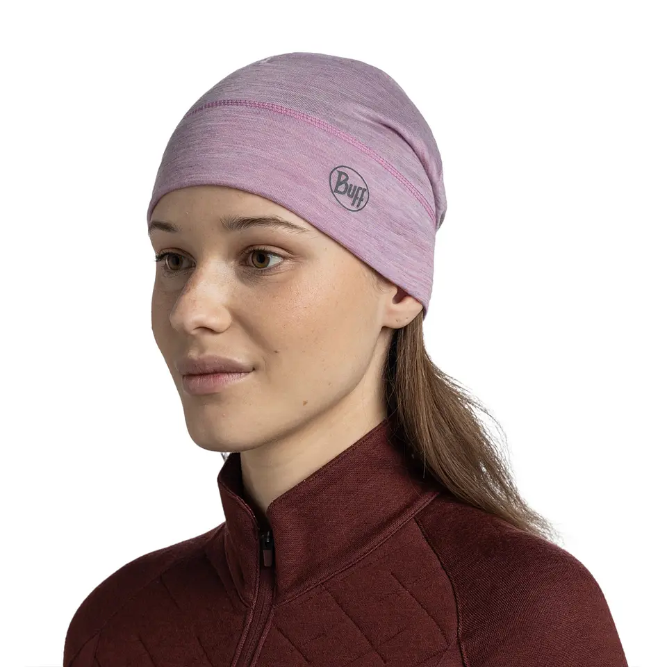 Gorro Merino Lightweight BUFF® Solid Pansy 3