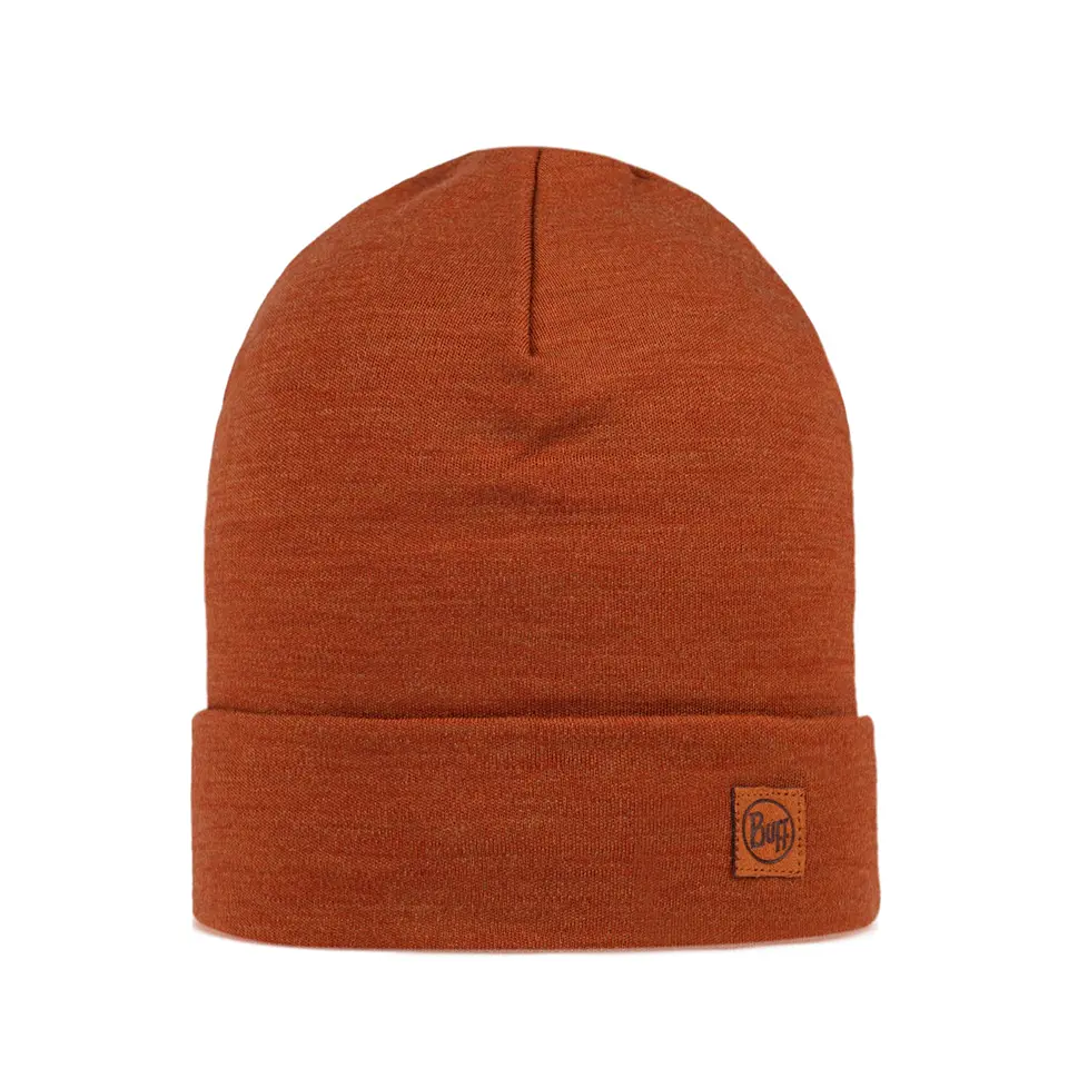 Gorro BUFF® Merino Heavyweight Solid Cinnamon 1