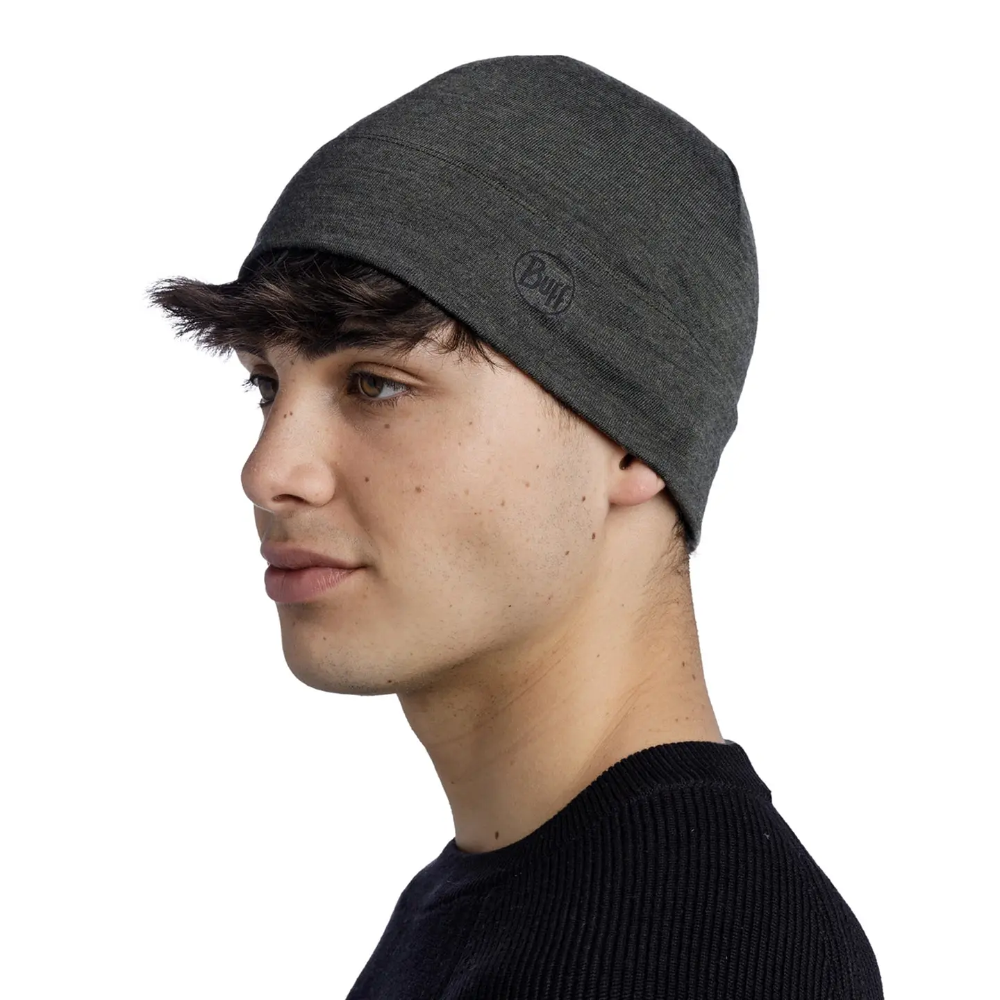 Gorro BUFF® Merino Midweight Solid Bark 3