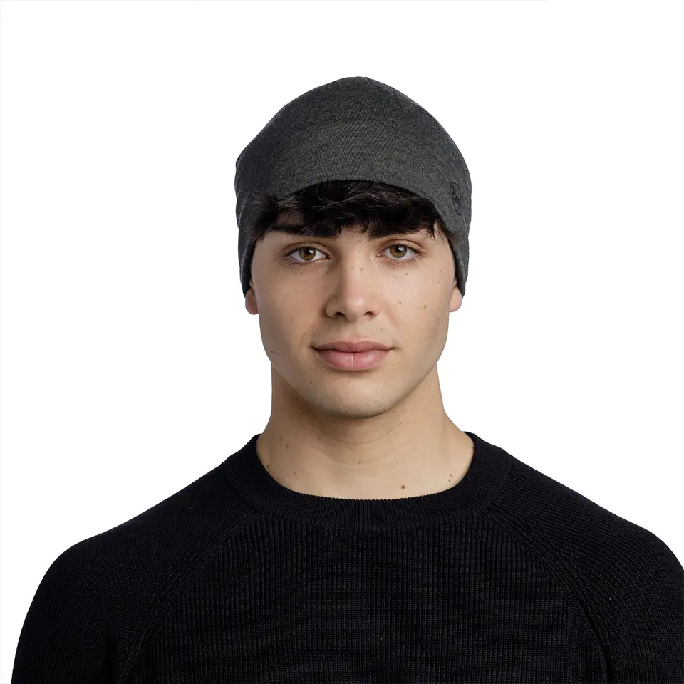 Gorro BUFF® Merino Midweight Solid Bark 4