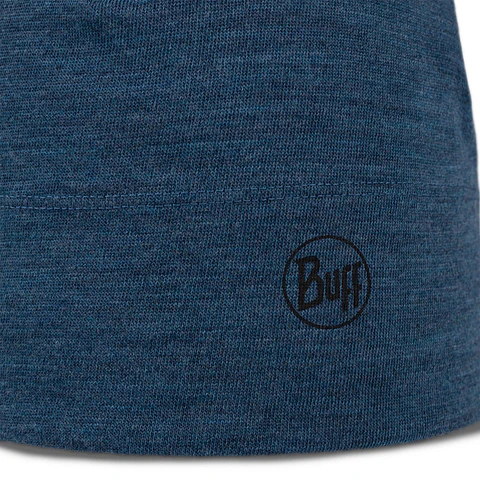 Gorro BUFF® Merino Midweight Melange Tempest Blue
