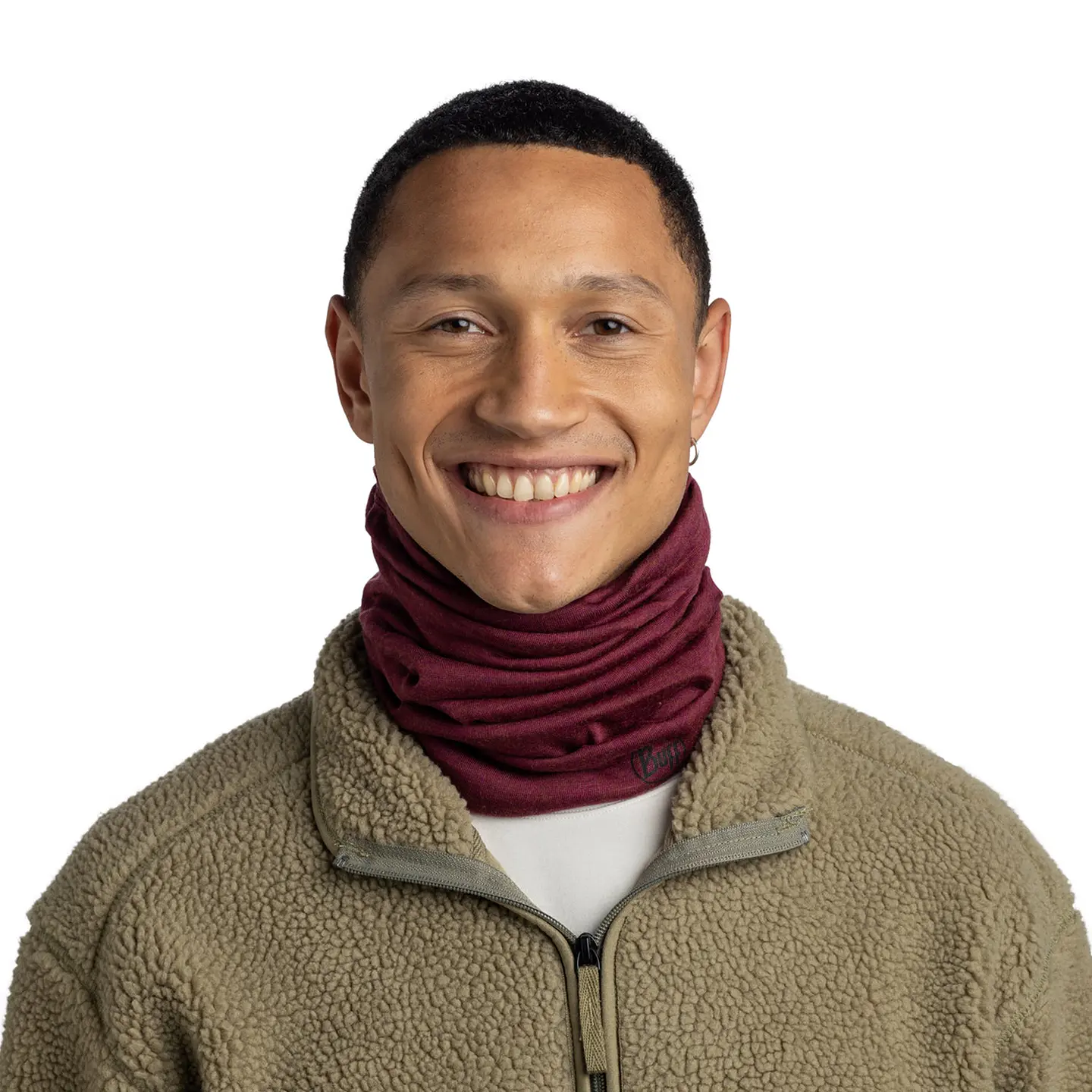 Tubular Merino Midweight BUFF® Tibetan Red 4