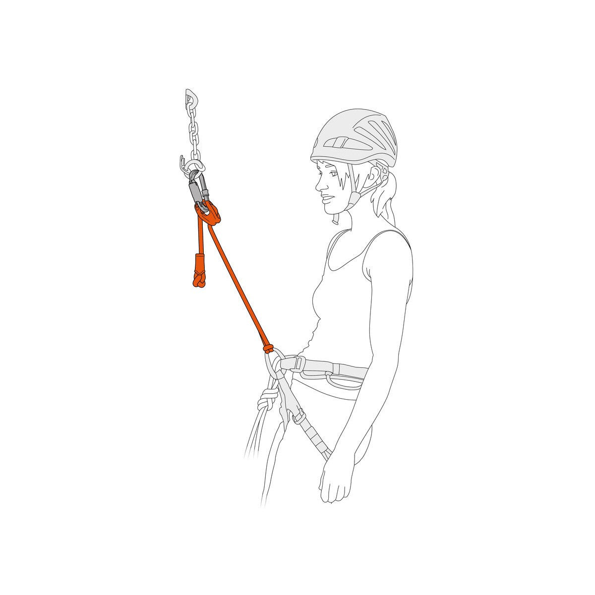 Elemento de amarre Petzl CONNECT ADJUST 4