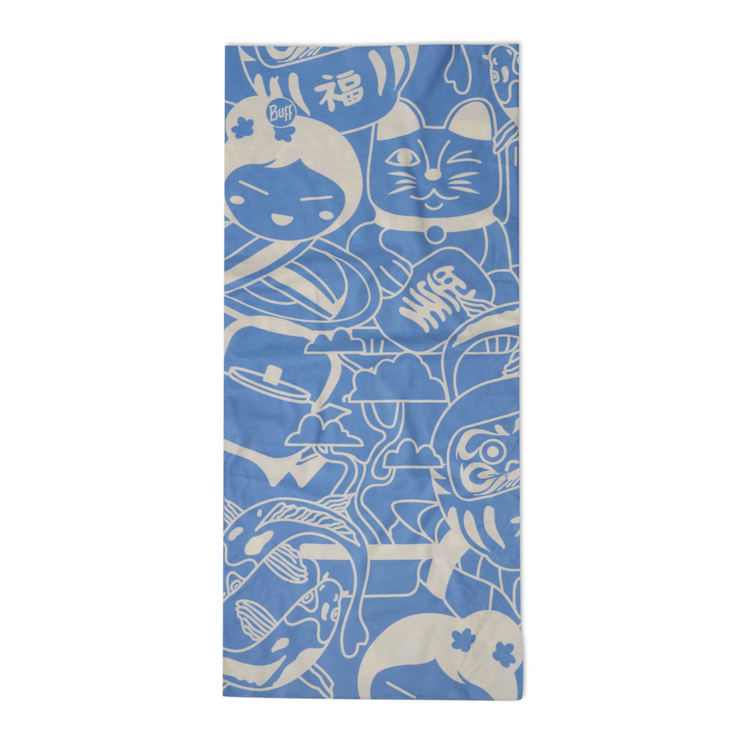 Tubular Original Ecostretch BUFF® Xasaku Washe Blue 2