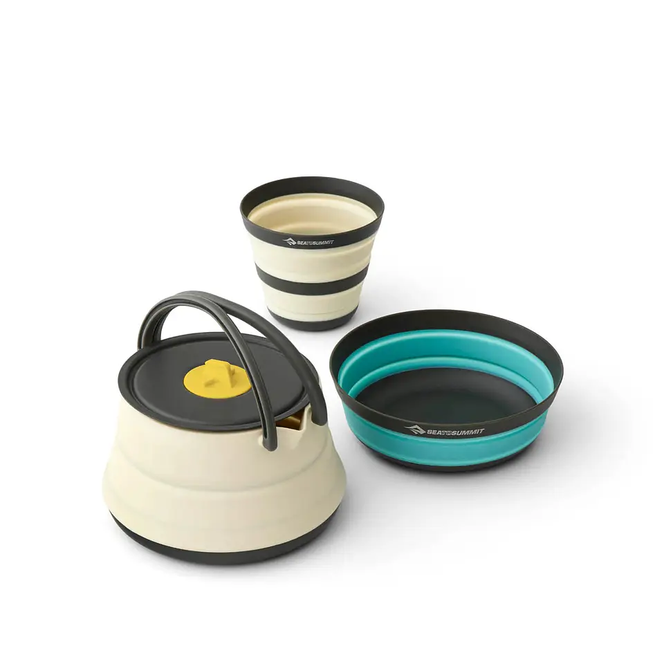 Set de Tetera, taza y plato plegables Ultralight Frontier Sea to Summit - [1P] [3 Piezas] 1