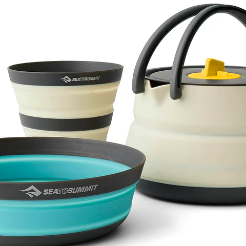 Set de Tetera, taza y plato plegables Ultralight Frontier Sea to Summit - [1P] [3 Piezas]