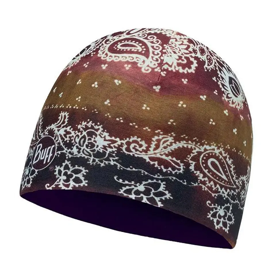 Gorro Microfiber Reversible Hat BUFF Delhi Tobacco - Plum Purple 2