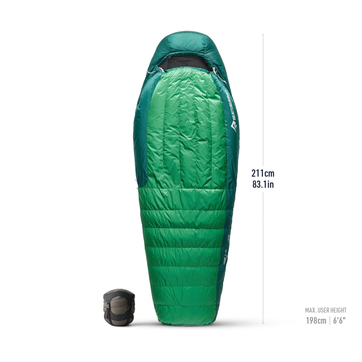 Saco de dormir de pluma Ascent Sea to Summit [-9°C] 10