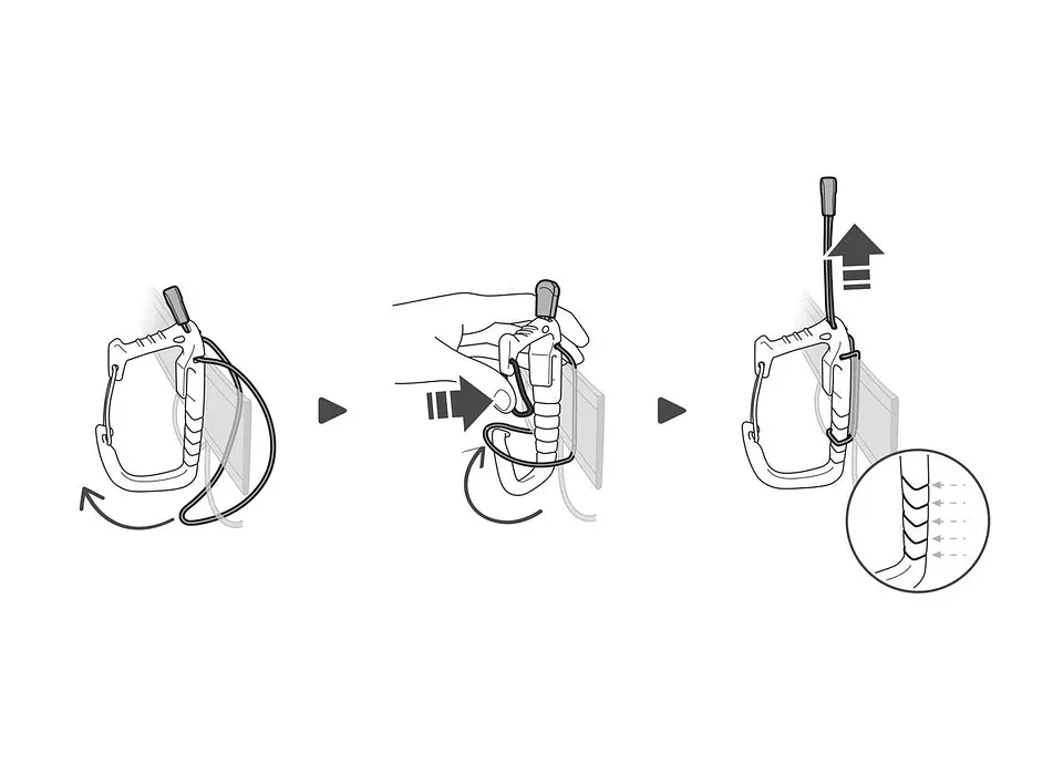 Portatornillos universal adapatable Petzl CARITOOL EVO 4
