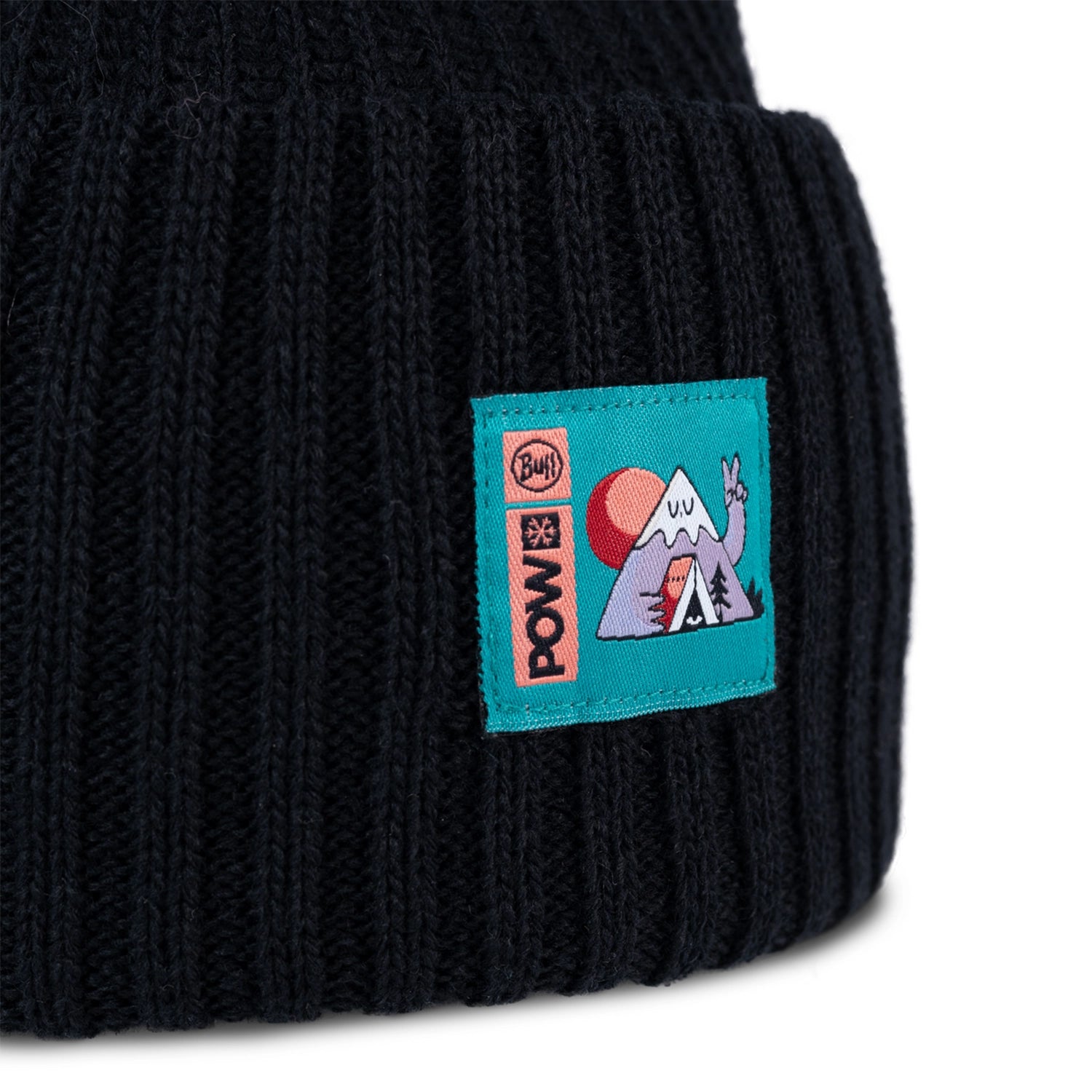 Gorro Tejido BUFF®  Pow Rutger Black 2