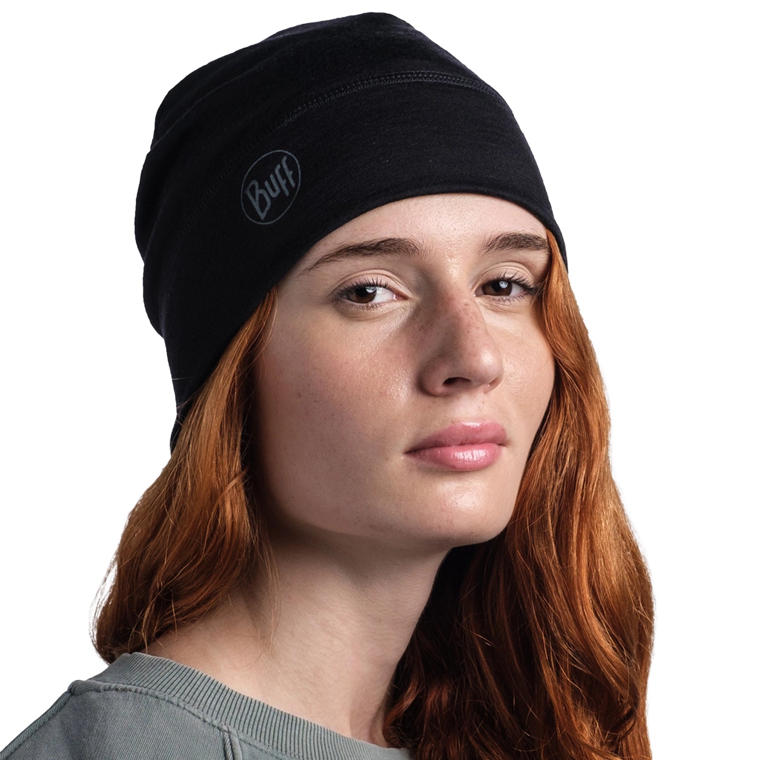 Gorro BUFF® Merino Heavyweight Solid Black 3