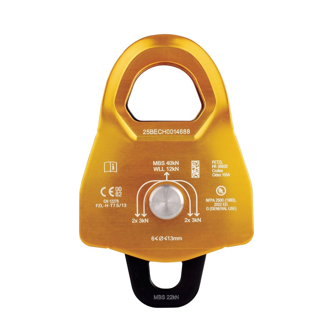 Polea Prusik doble Petzl MINDER L2 de alto rendimiento 2