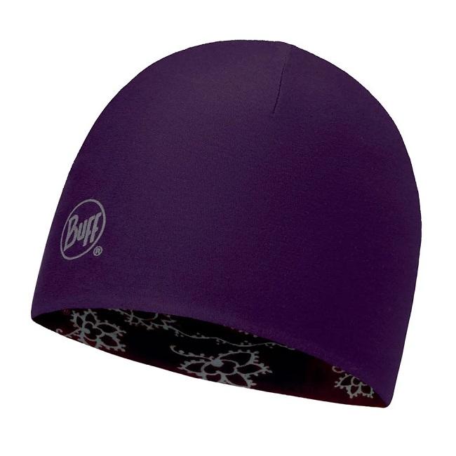Gorro Microfiber Reversible Hat BUFF Delhi Tobacco - Plum Purple 1