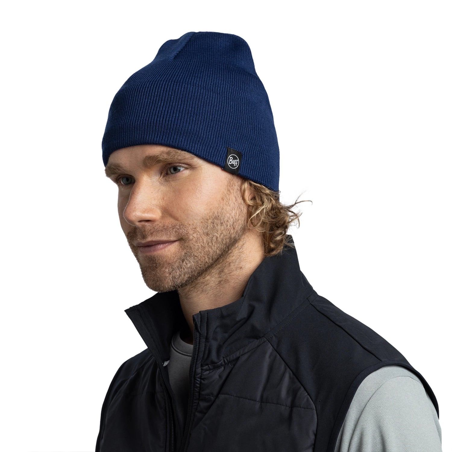 Gorro Tejido con banda de Polar BUFF® Lilon Short Midnight 3