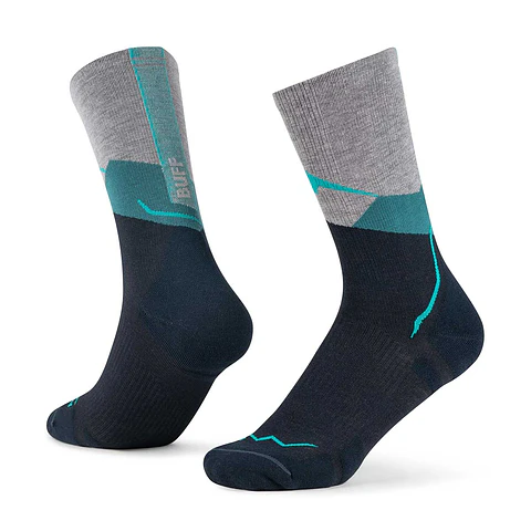 Calcetines BUFF® Lana Merino ligera caña alta TEAL