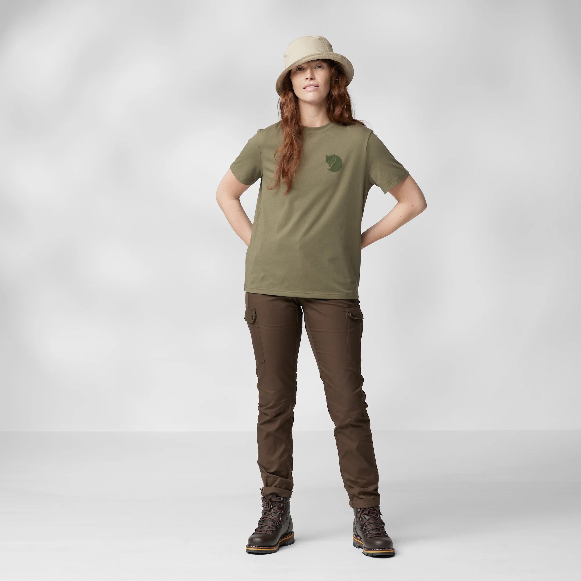 Polera Mujer Fjällräven Logo Fox Boxy 3