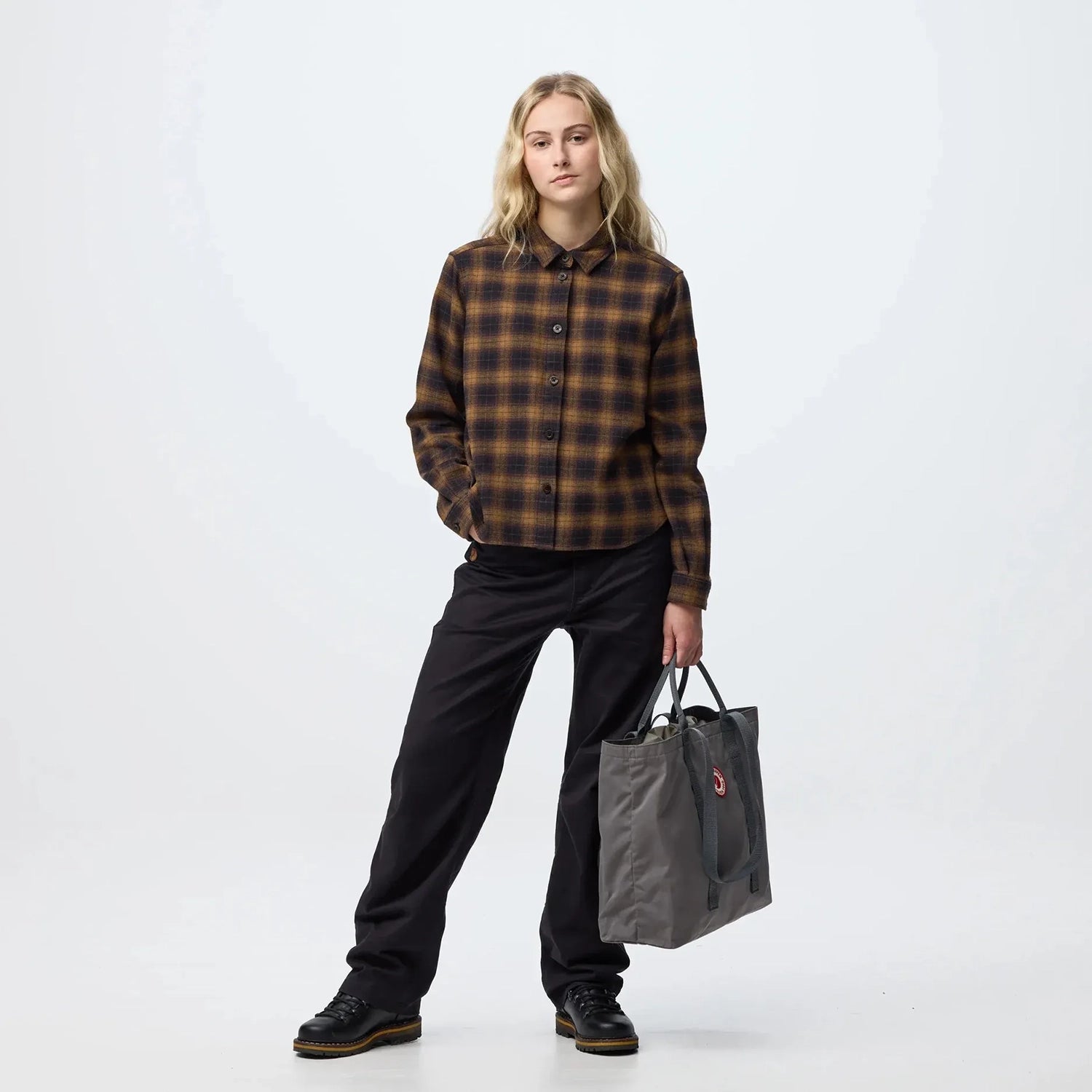 Camisa Mujer Fjällräven Övik Boxy Flannel 7