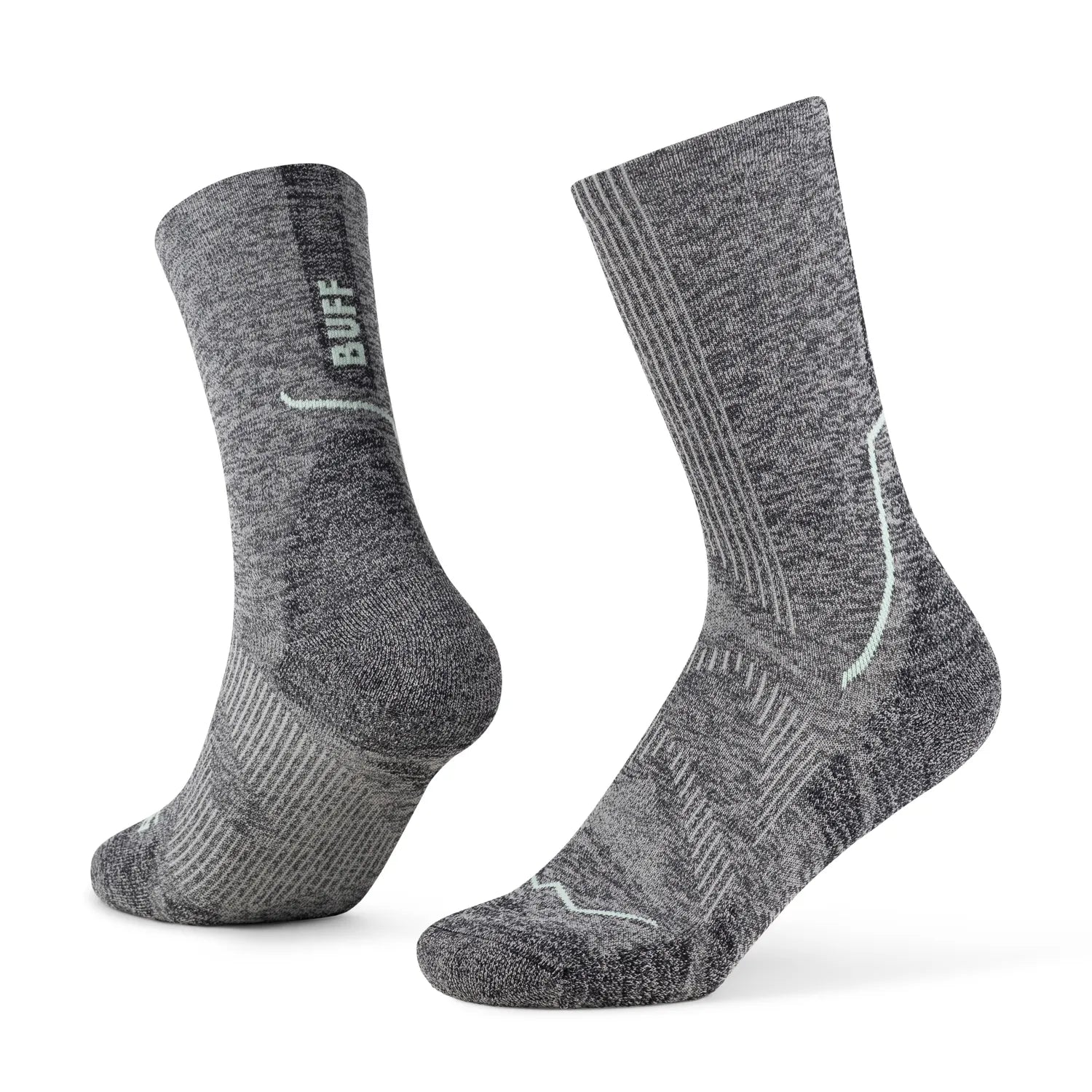 Calcetines BUFF® Dryflx® Caña Alta Gris Claro 1