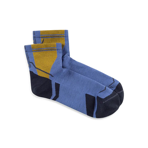 Calcetines BUFF® Lana Merino Grosor Ligero Media Caña Azul