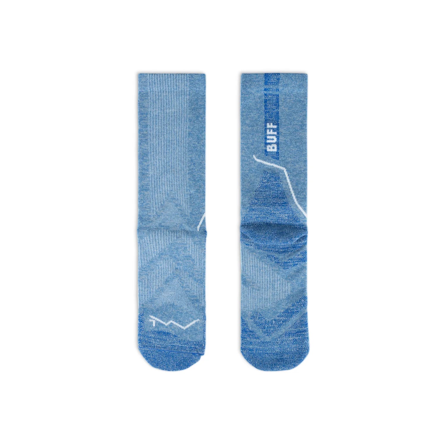 Calcetines BUFF® Dryflx® Caña Alta Azul Lavado 2