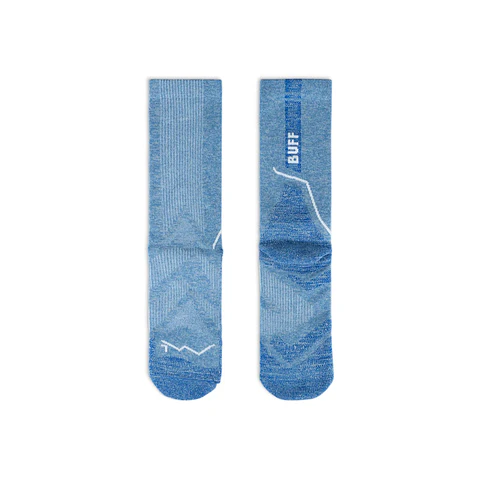 Calcetines BUFF® Dryflx® Caña Alta Azul Lavado