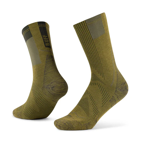 Calcetines BUFF® CoolNet™ Caña Alta Kaki