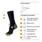 Calcetines BUFF® CoolNet™ Caña Alta Kaki - Miniatura 4