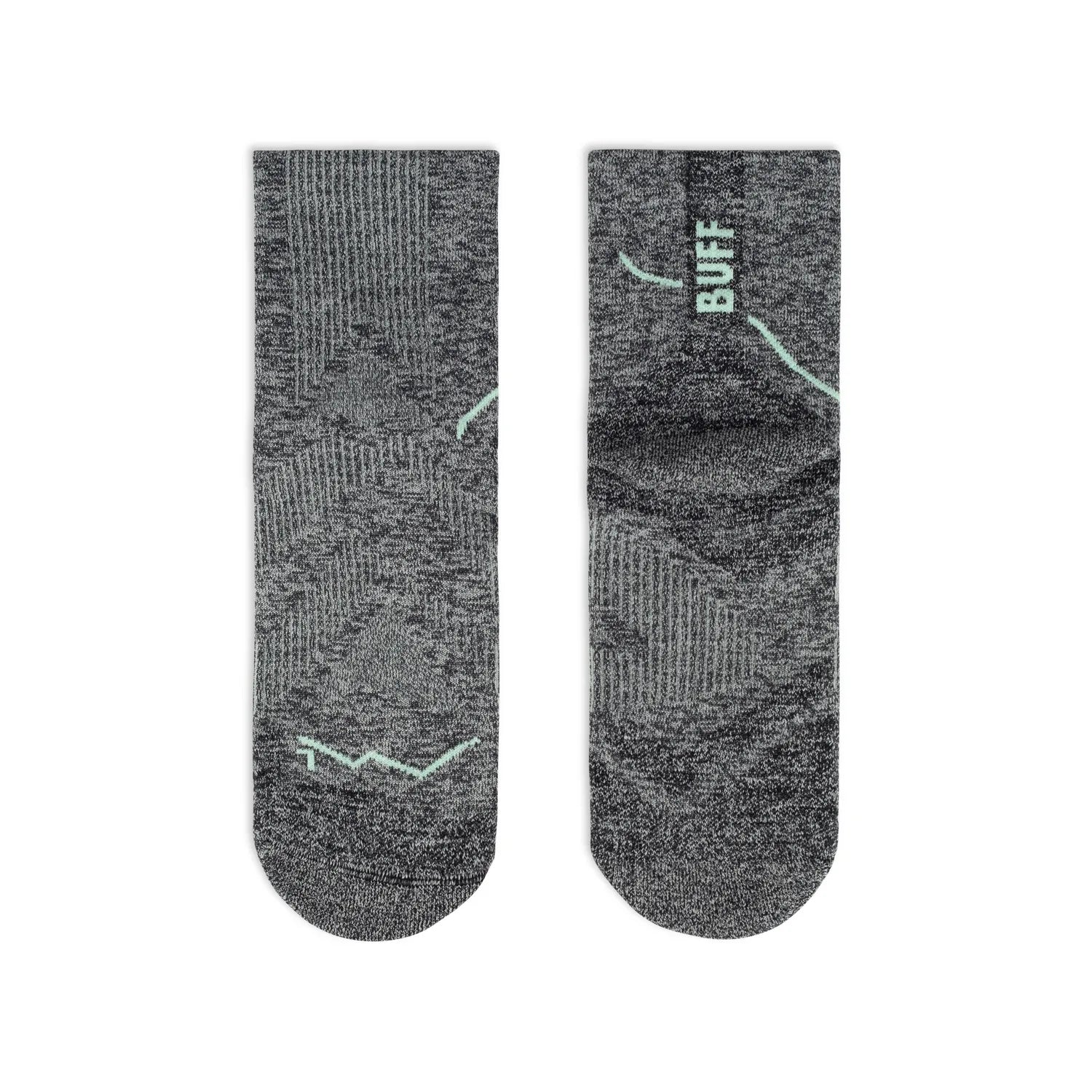 Calcetines BUFF® Dryflx® Media Caña Gris Claro 2