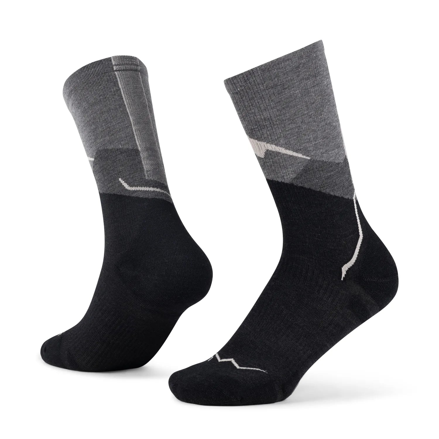 Calcetines BUFF® Lana Merino Grosor Ligero Caña Alta Grafito 1