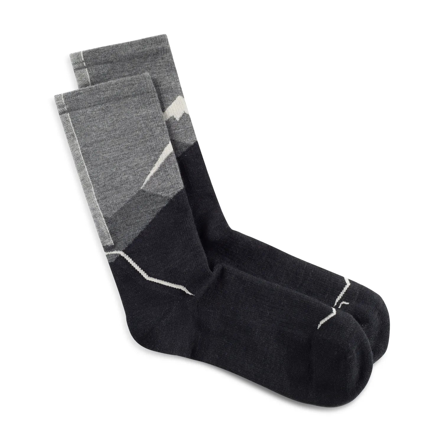 Calcetines BUFF® Lana Merino Grosor Ligero Caña Alta Grafito 2