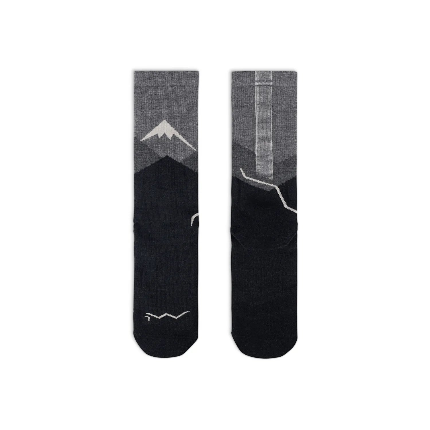 Calcetines BUFF® Lana Merino Grosor Ligero Caña Alta Grafito 3