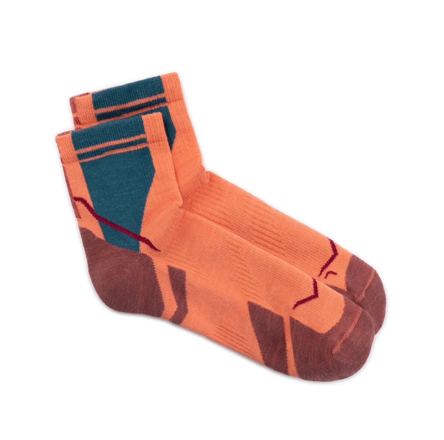 Calcetines BUFF® Lana Merino Grosor Ligero Media Caña Flamingo 2