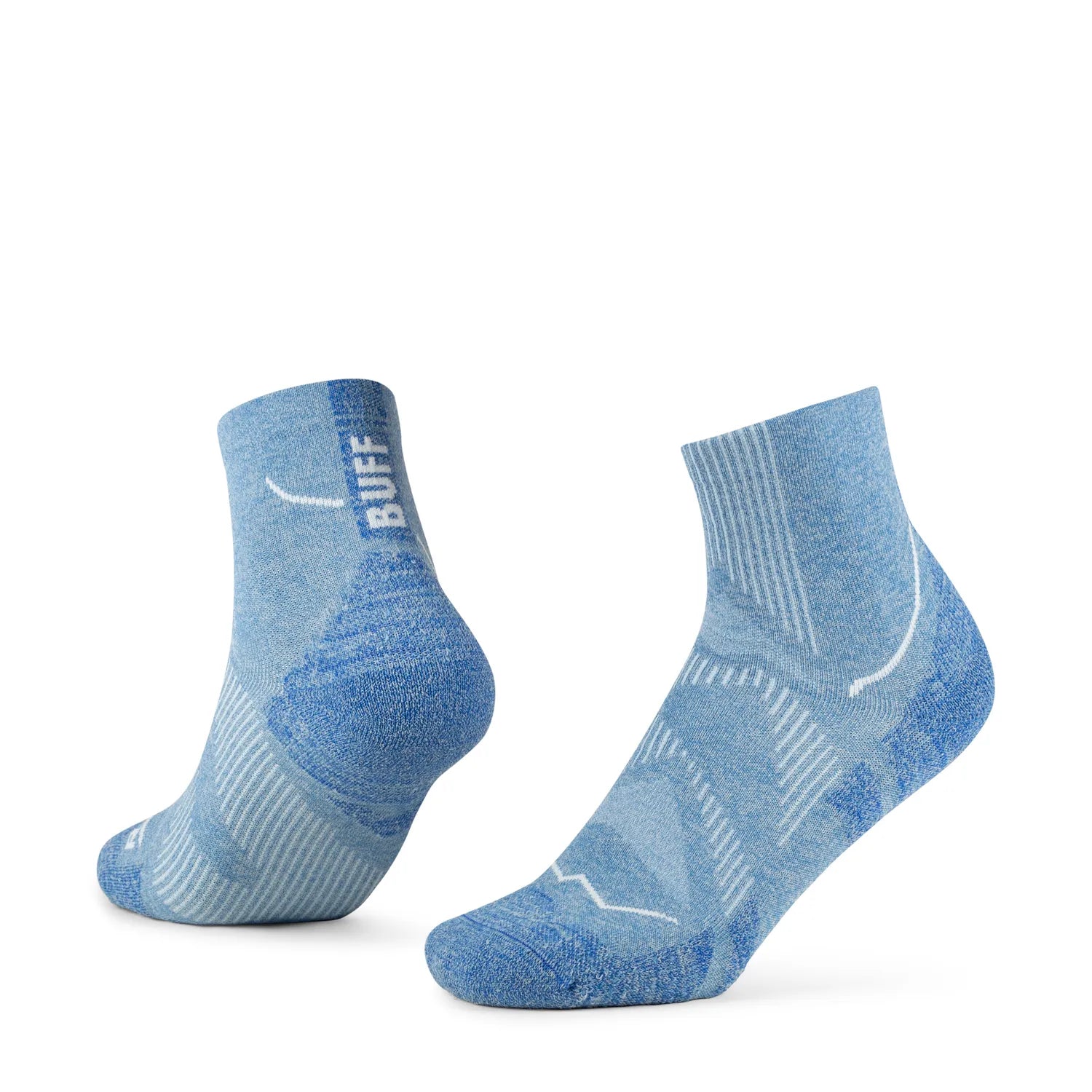Calcetines BUFF® Dryflx® Media Caña Azul Lavado 1
