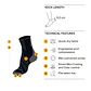 Calcetines BUFF® Dryflx® Media Caña Azul Lavado - Miniatura 4