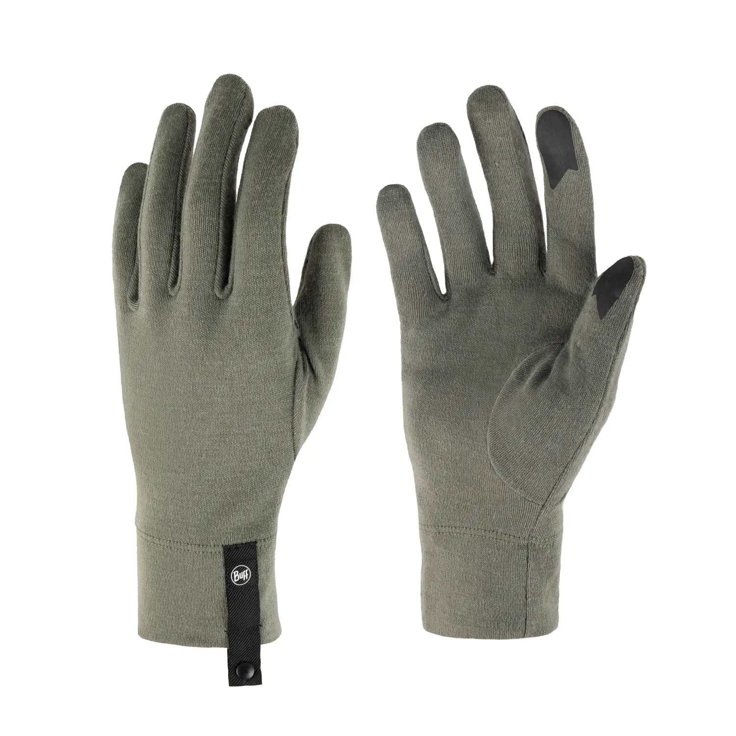 Guantes BUFF® Lana Merino Grosor Medio Kaki 1