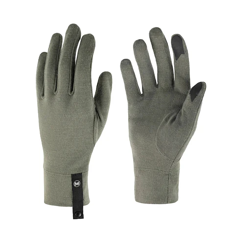 Guantes BUFF® Lana Merino Grosor Medio Kaki