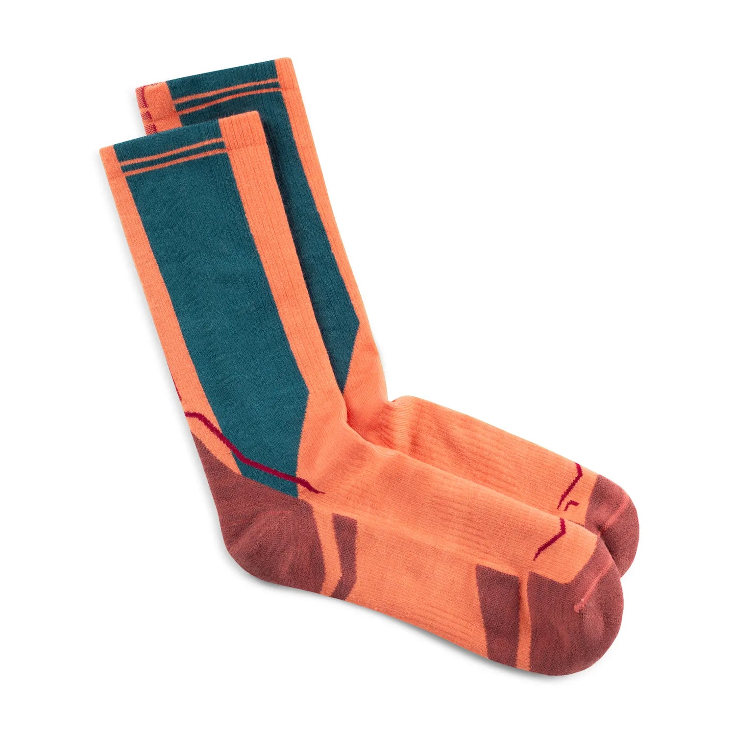 Calcetines BUFF® Lana Merino Grosor Ligero Caña Alta Flamingo 2