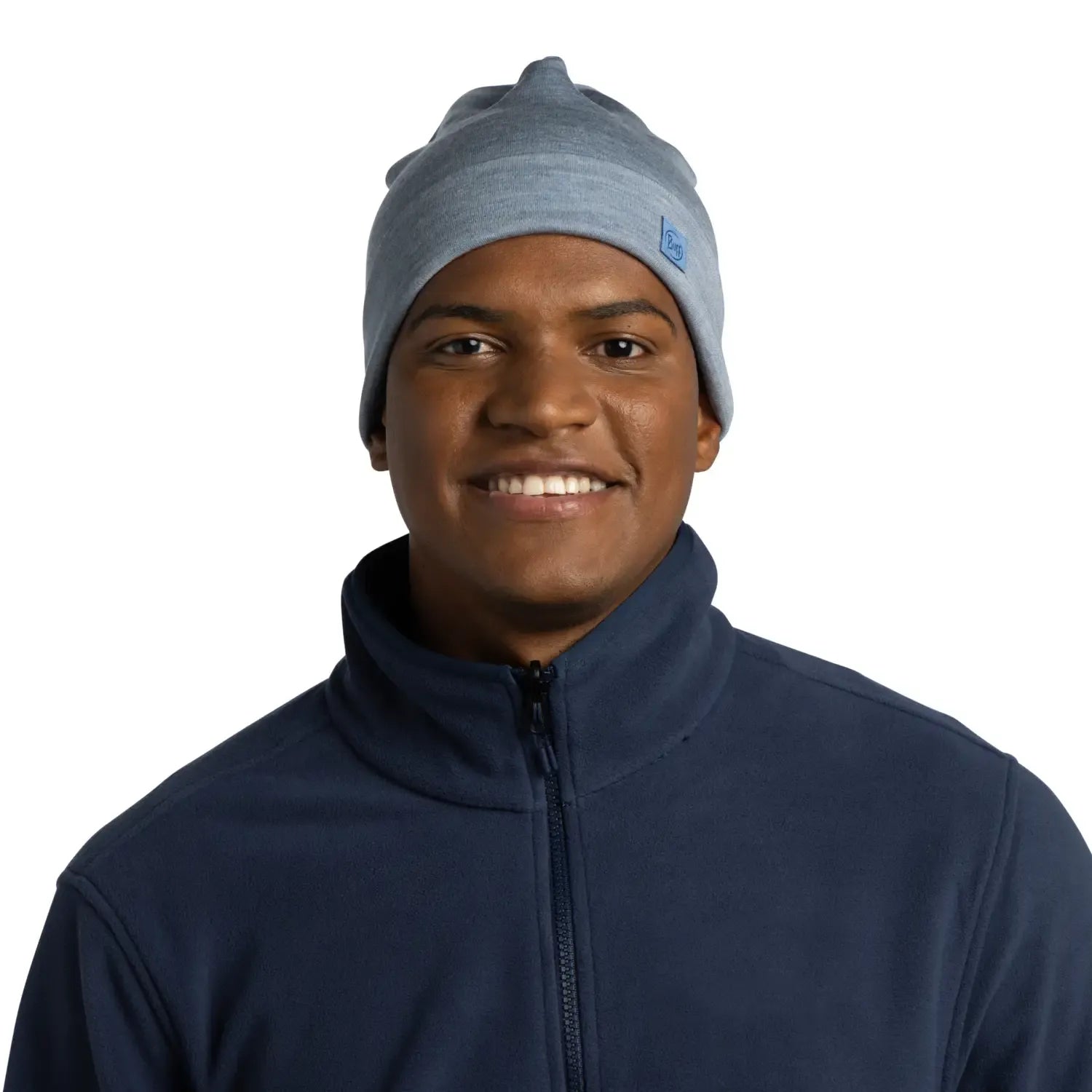Gorro BUFF® Lana Merino Grueso Azul Claro 3