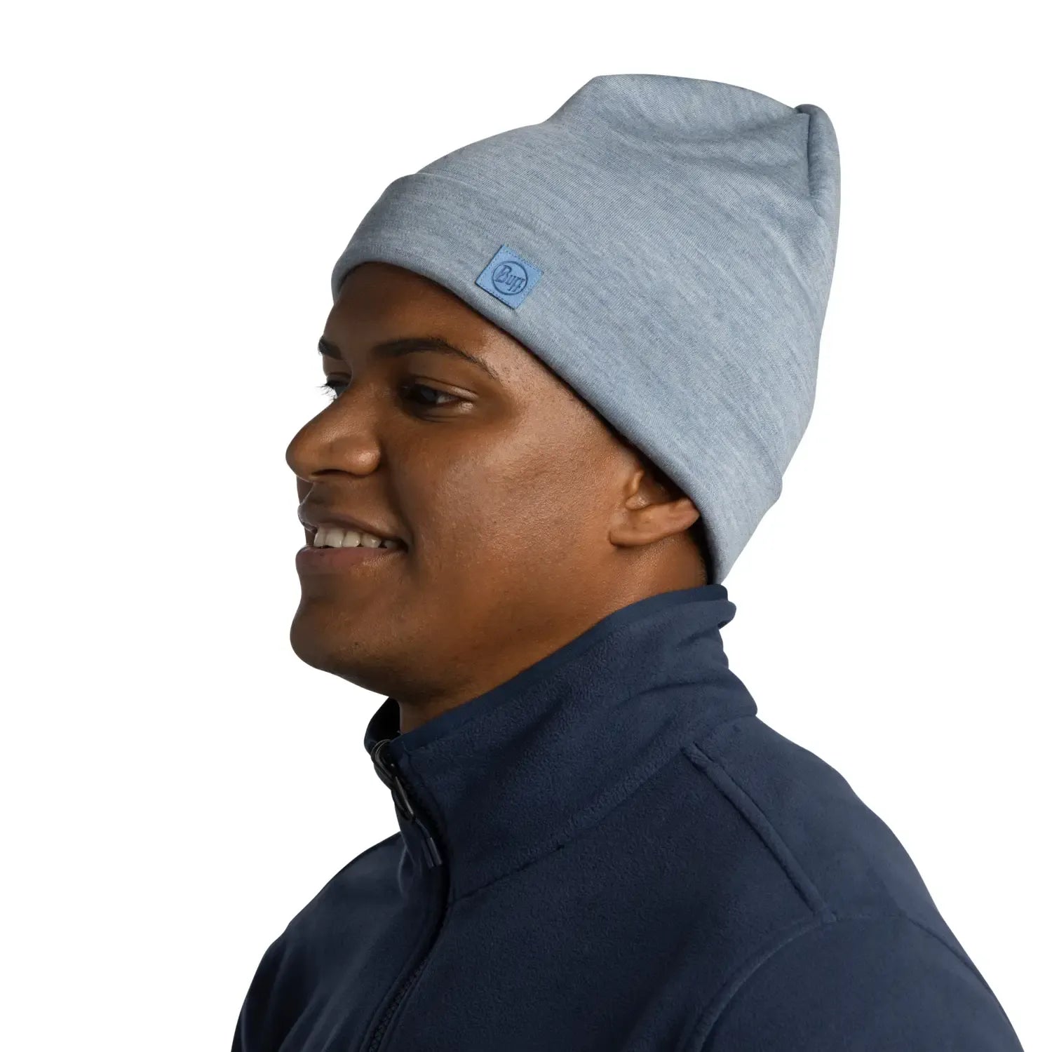 Gorro BUFF® Lana Merino Grueso Azul Claro 4