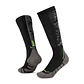 Calcetines BUFF® Lana Merino Gruesos Caña Extra Alta Negro - Miniatura 1