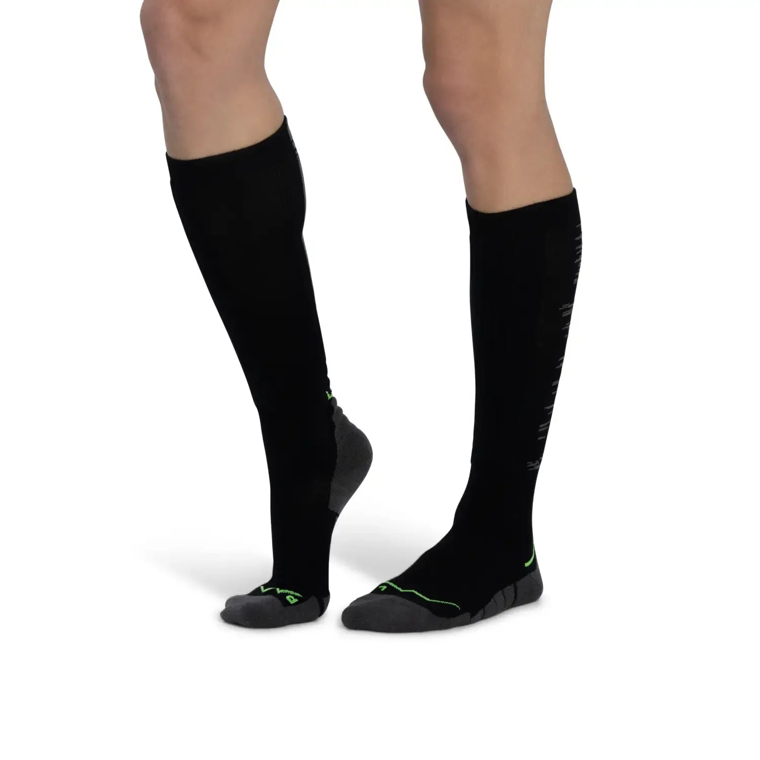 Calcetines BUFF® Lana Merino Gruesos Caña Extra Alta Negro 5