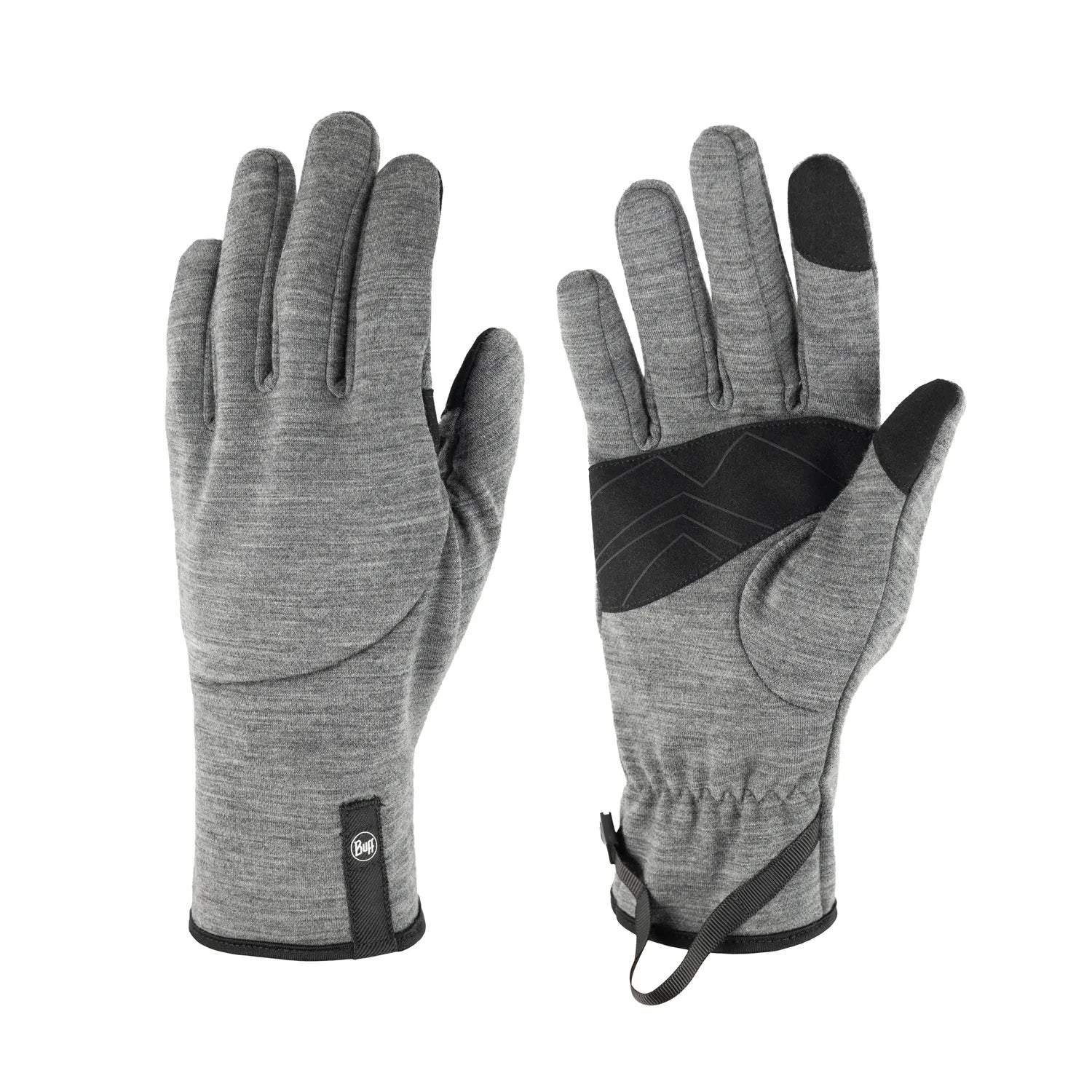 Guantes BUFF® Merino Fleece Gris 1