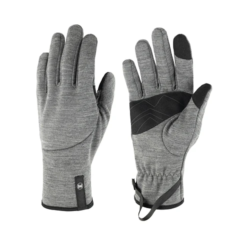 Guantes BUFF® Merino Fleece Gris