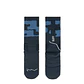 Calcetines BUFF® Lana Merino Grosor Medio Caña Alta Azul Noche - Miniatura 3