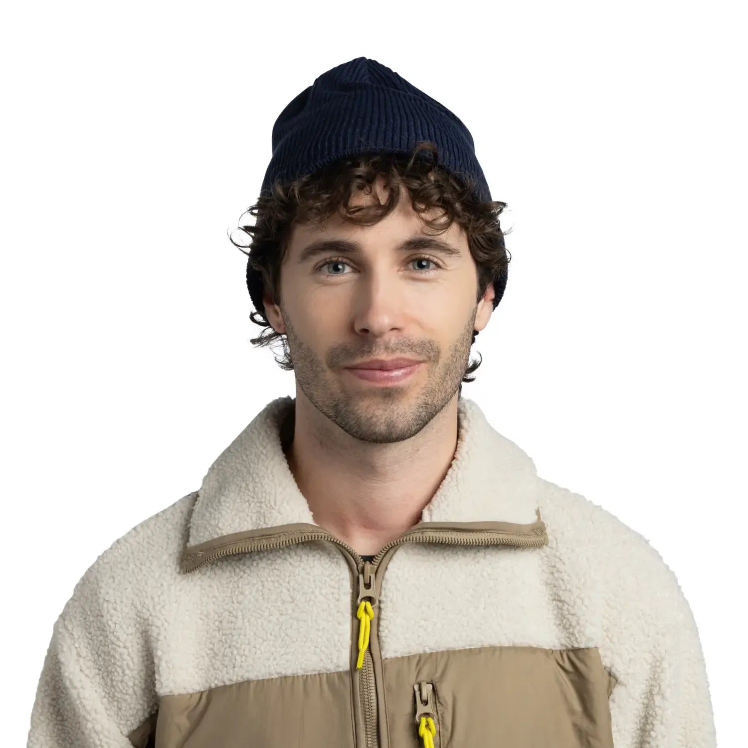 Gorro Tejido BUFF® Renvi con Forro Completo de Polar Renvi Azul Noche 3