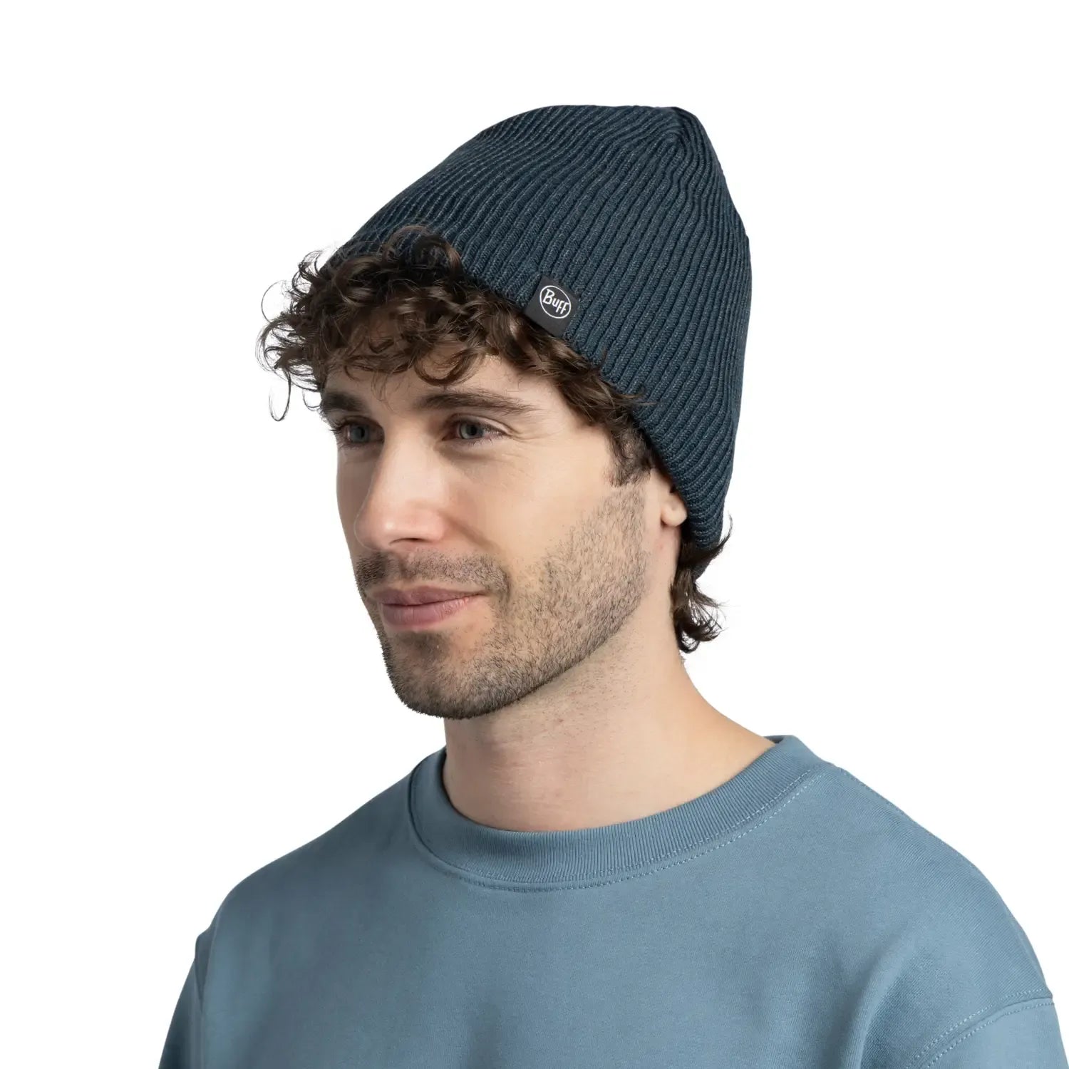 Gorro Tejido BUFF® Renvi con Forro Completo de Polar Renvi Verde Azulado 4