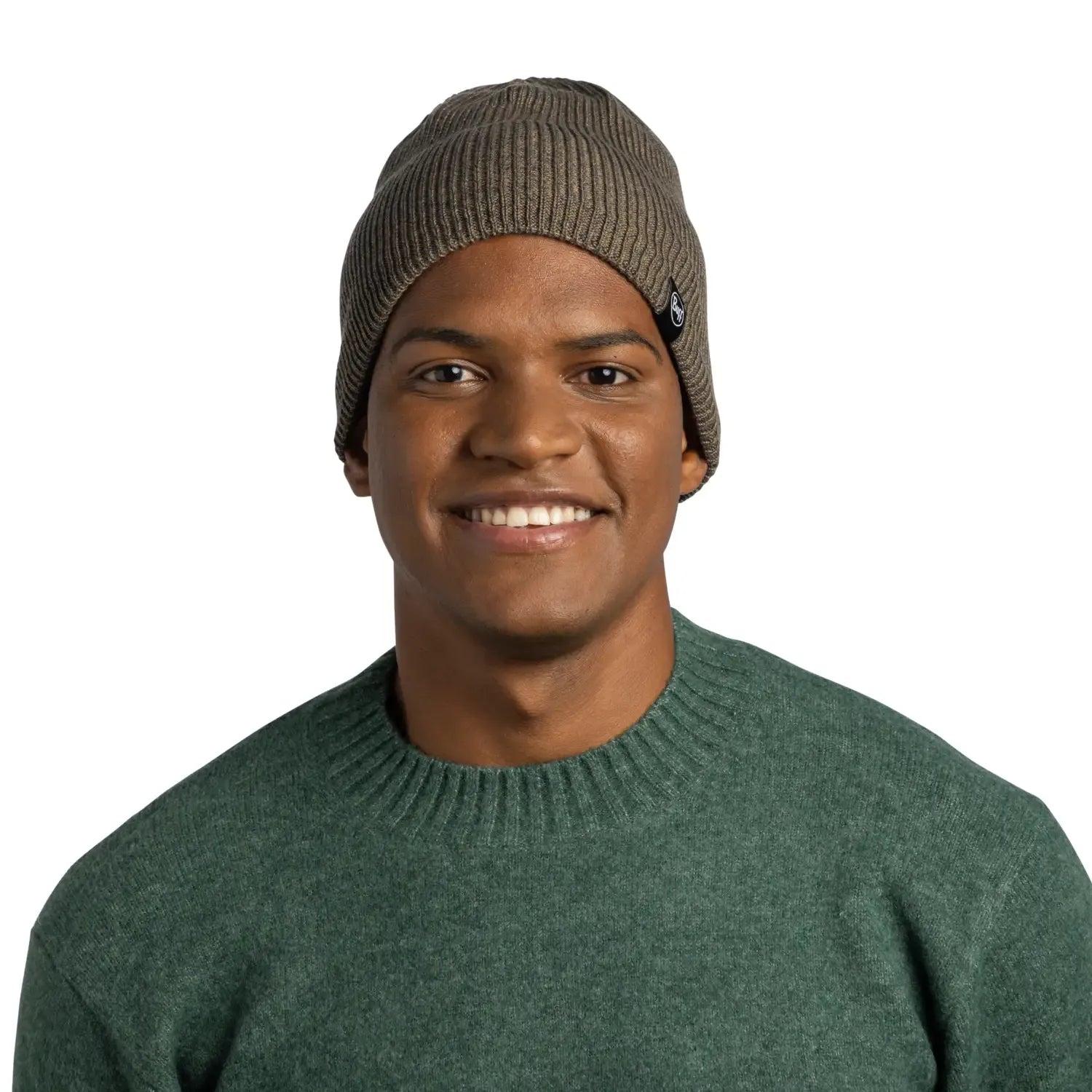Gorro Tejido BUFF® Renvi con Forro Completo de Polar Renvi Verde Oliva 3