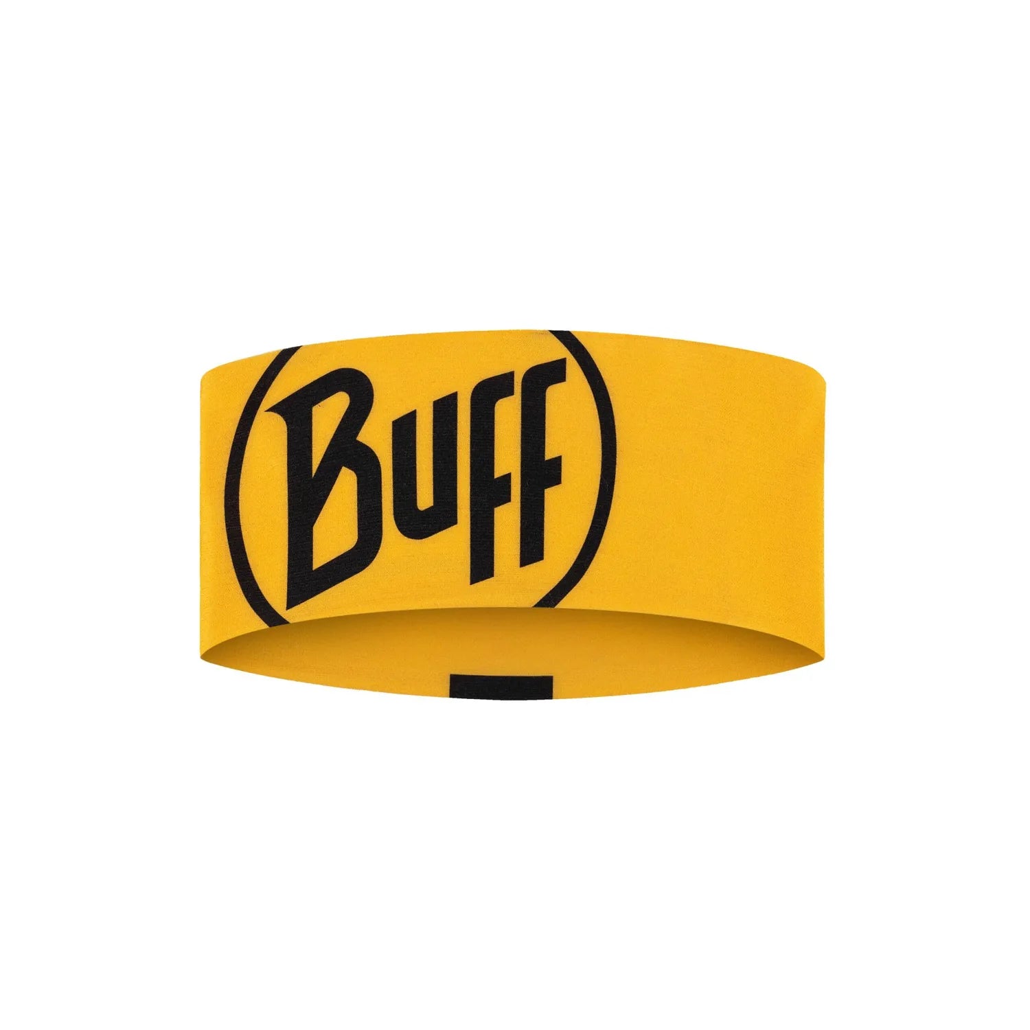 Cintillo BUFF® CoolNet UV® Ancho Logo Amarillo 1